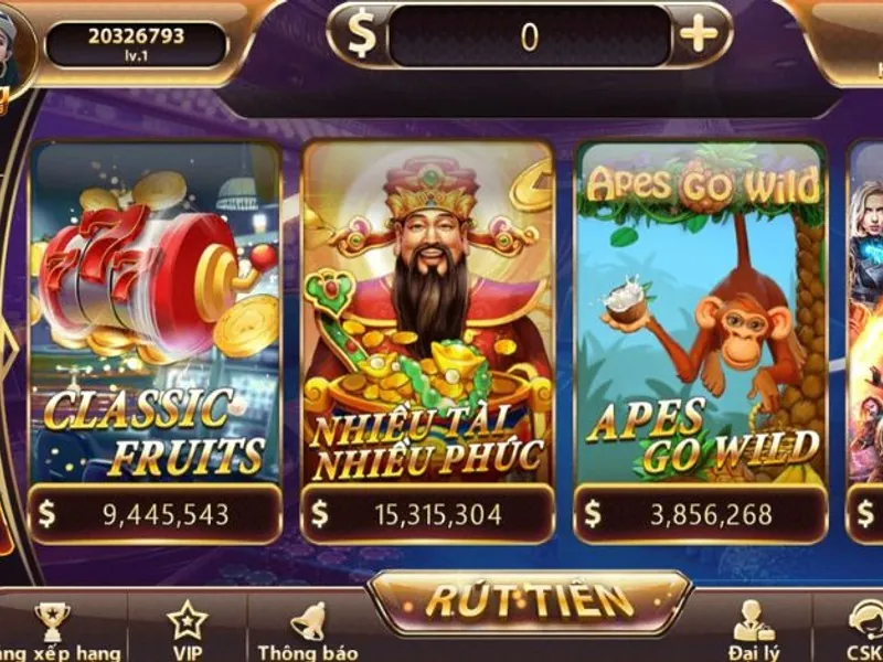 Hình ảnh Slot Game trên 68win App với biểu tượng nổ hũ