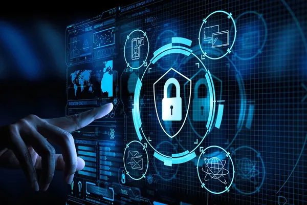 Hình ảnh mã hóa SSL/TLS và tường lửa đa tầng